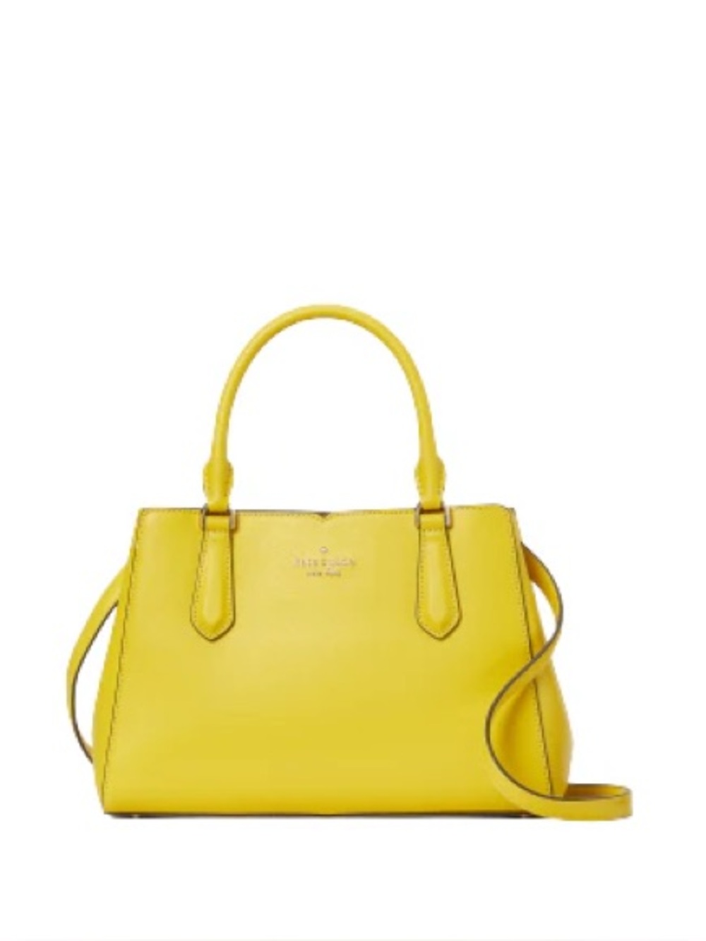 Kate Spade New York Tippy Small Triple Compartment Satchel Purse In Chartreuse